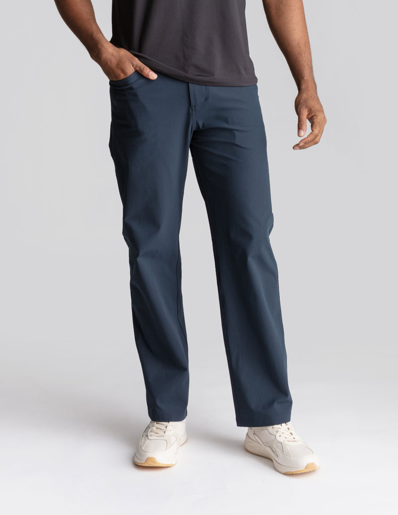 Ghøst 5-Pocket Tech Pants- Navy - Relaxed Fit (The Apollowned)
