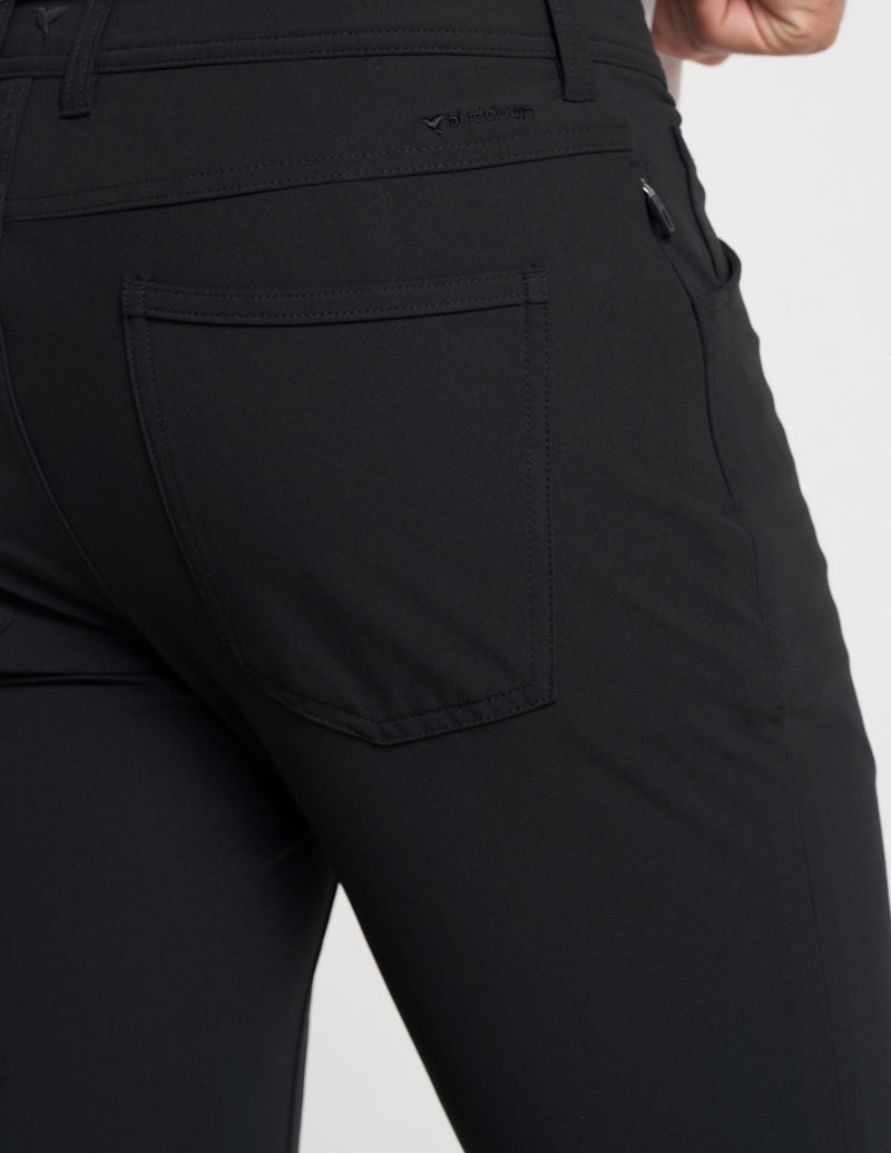 Ghøst 5-Pocket Tech Pants - Black - Slim Fit (The Buzzed Gravity)
