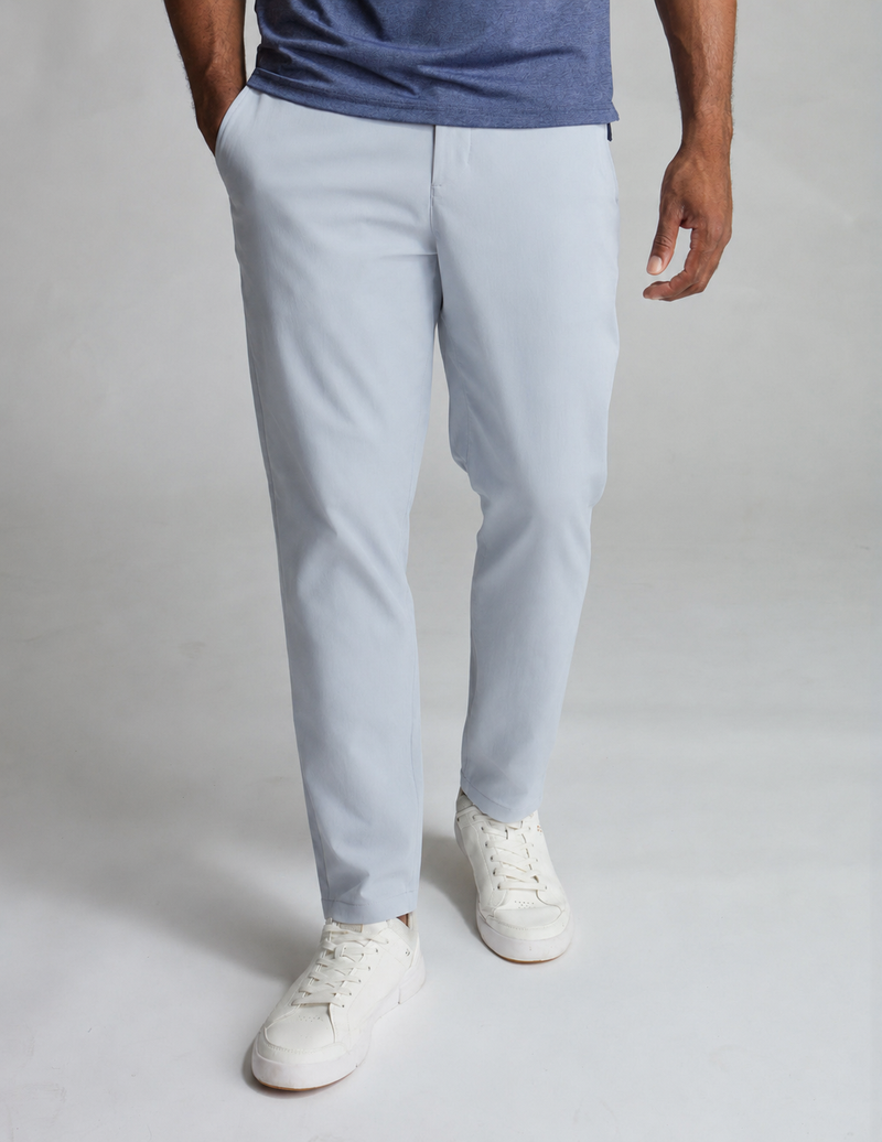 Stretch Khakis - Light Gray - Slim Fit (The Ernie Musks)