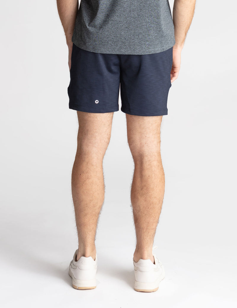 Black Label Gym Shorts - Navy Heather (The Tae Kwon Don'ts)