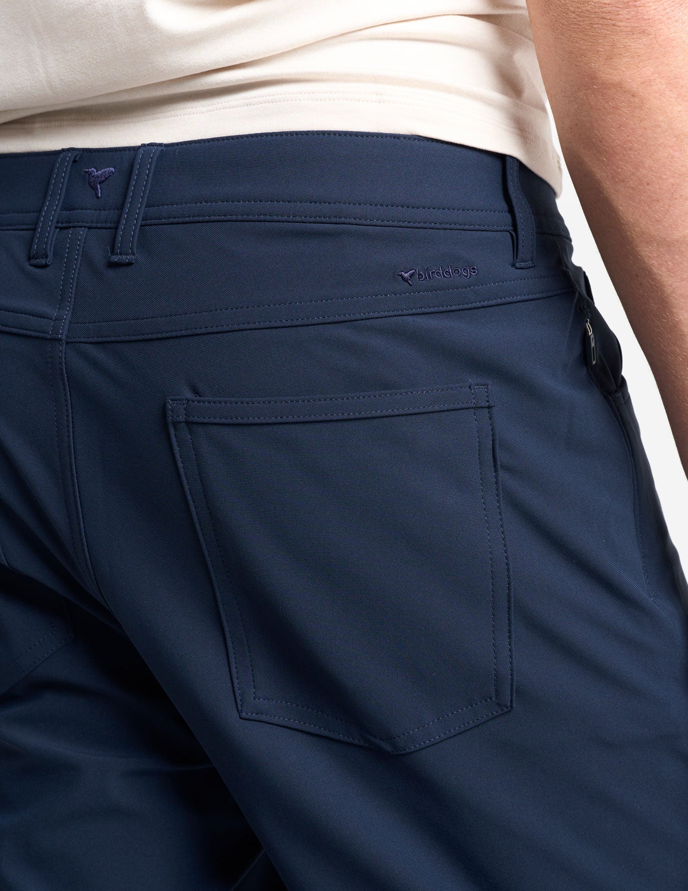 5-Pocket Tech Pants - Navy - Classic Fit (The Apollowned)