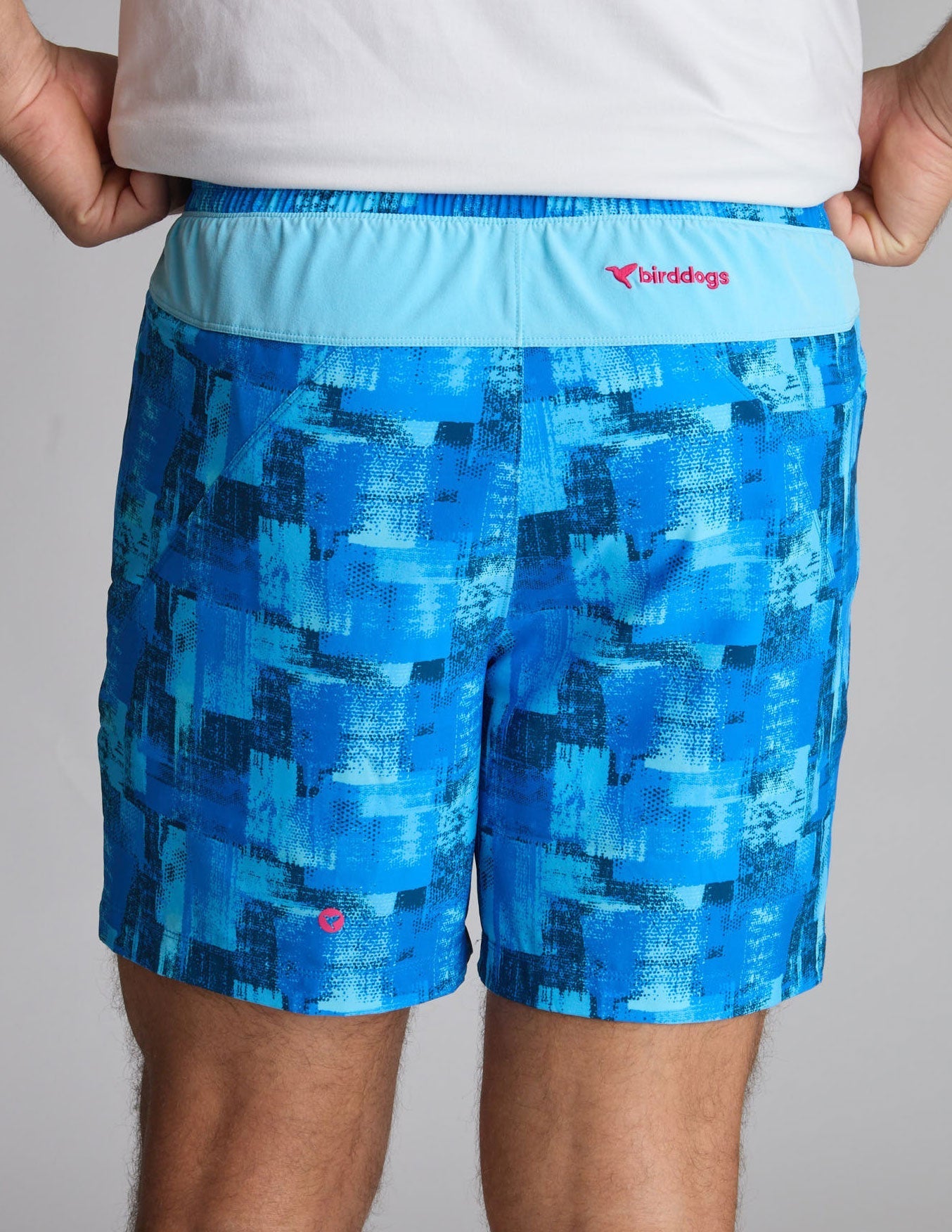 Gym Shorts - Blue-casso (The Deep Thoughts)